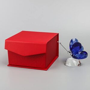 El simbolismo de un regalo de mariposa de cristal